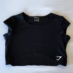 Gymshark Black crop top
